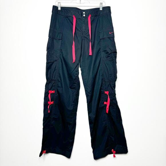 Nike Vintage Cargo Pants Low Rise Punk Grunge Baggy Streetwear Unisex Medium - Picture 1 of 11
